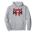 Baseball Mom Bow Tie Mothers Day Mama Hoodie - Aesthetic Graphic Men Women - T-Shirt, Sweatshirt, Hoodie