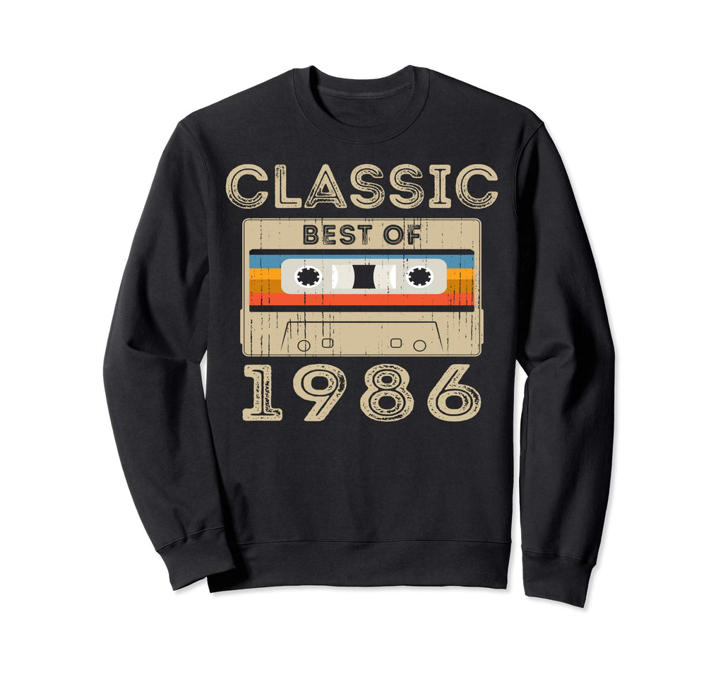 1986 34Th Birthday Gifts Sweatshirt - Fun Novelty Design for Adults - T-Shirt, Sweatshirt, Hoodie