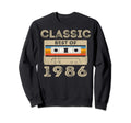 1986 34Th Birthday Gifts Sweatshirt - Fun Novelty Design for Adults - T-Shirt, Sweatshirt, Hoodie