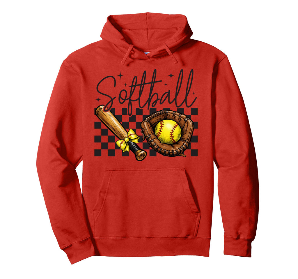 Softball Mama Mom Softball Game Day Hoodie - Novelty Apparel Men Women - T-Shirt, Sweatshirt, Hoodie