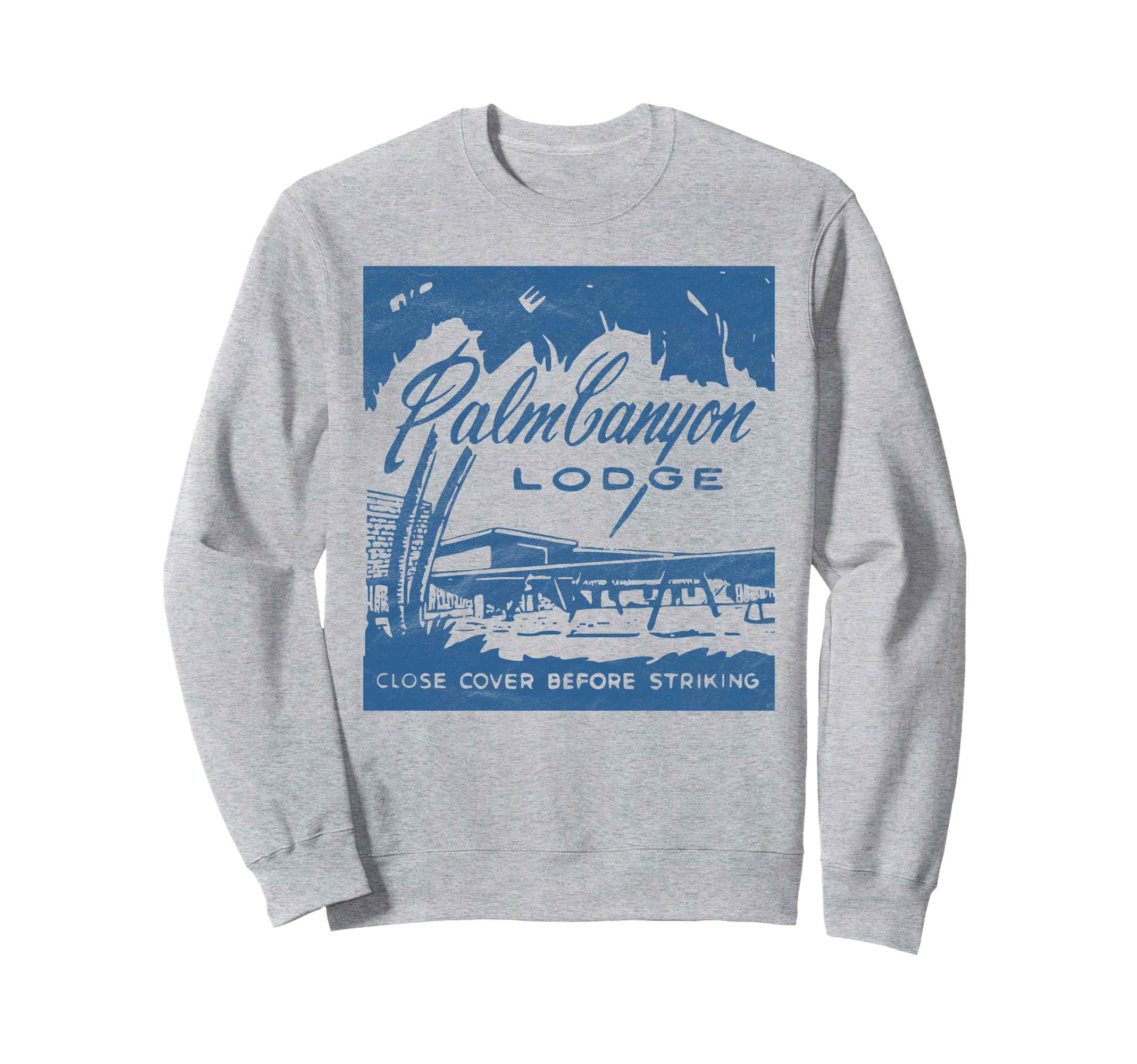 Hotel 60S Matchbook Art Sweatshirt - Novelty Apparel for Adults - T-Shirt, Sweatshirt, Hoodie