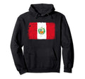 Peru Flag Pride Gift Distressed Hoodie - Trendy Graphic Unisex - T-Shirt, Sweatshirt, Hoodie