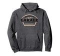 American Moto Garage Custom Parts Logo Hoodie - Novelty Apparel for Adults - T-Shirt, Sweatshirt, Hoodie
