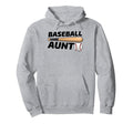 Baseball Aunt Family Matching Aunt Hoodie - Trendy Graphic Men Women - T-Shirt, Sweatshirt, Hoodie