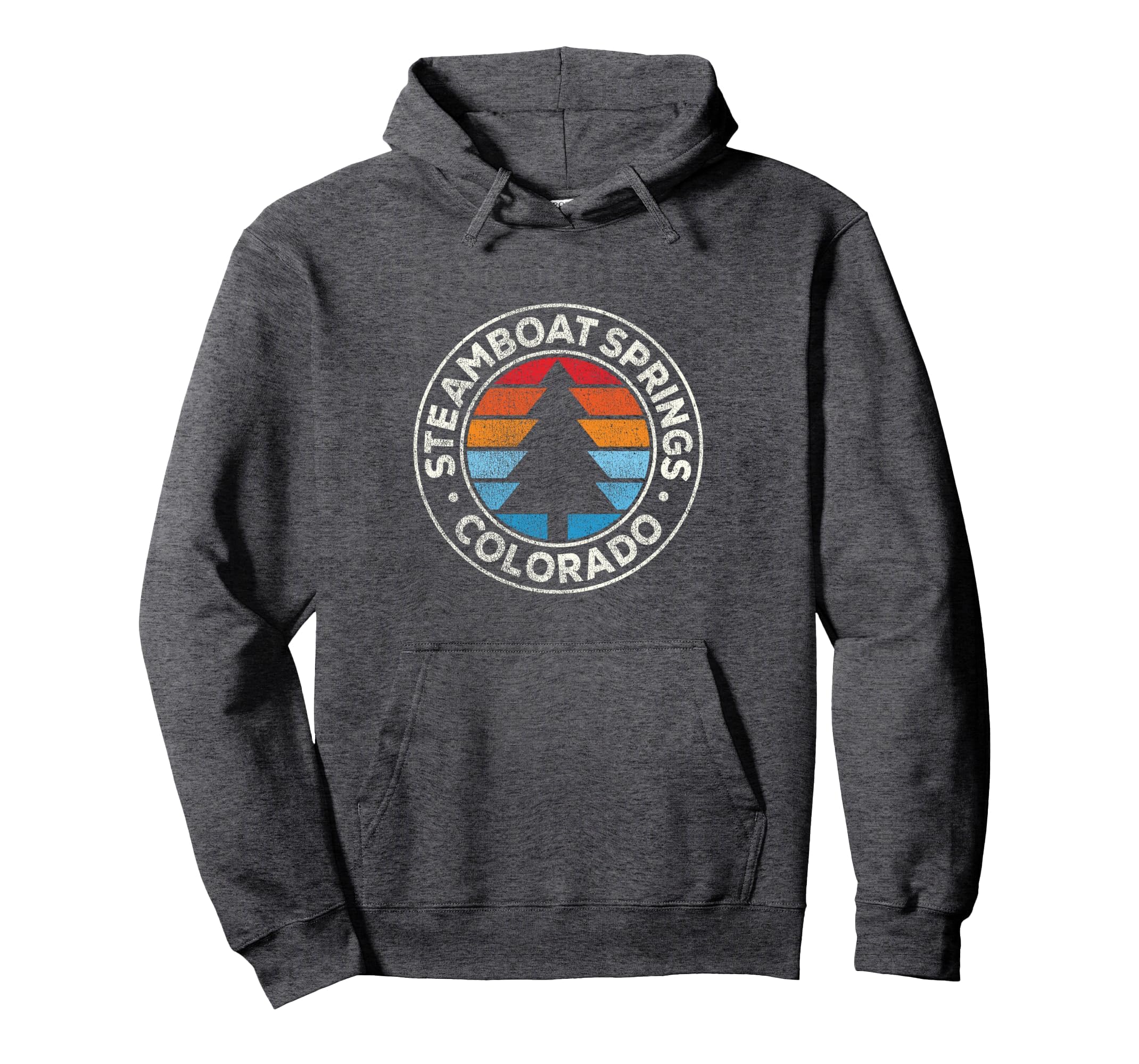 Steamboat Springs Colorado Co 70S Hoodie - Fun Novelty Design for Adults - T-Shirt, Sweatshirt, Hoodie