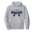 Lake Vermilion Minnesota Distressed Hoodie - Graphic Print Men Women - T-Shirt, Sweatshirt, Hoodie