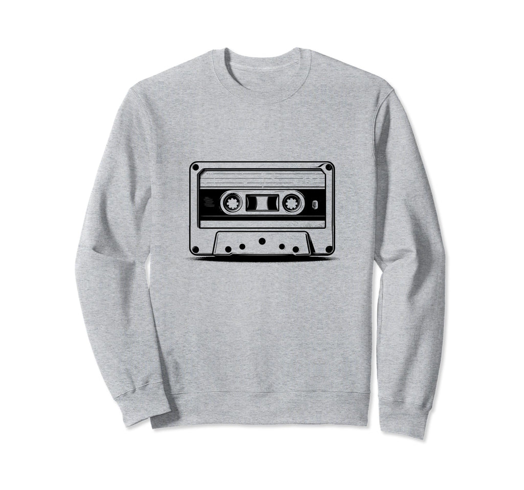 Nostalgic Cassette Tape Music Lover Sweatshirt - Custom Art Print Men Women - T-Shirt, Sweatshirt, Hoodie