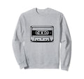 Nostalgic Cassette Tape Music Lover Sweatshirt - Custom Art Print Men Women - T-Shirt, Sweatshirt, Hoodie