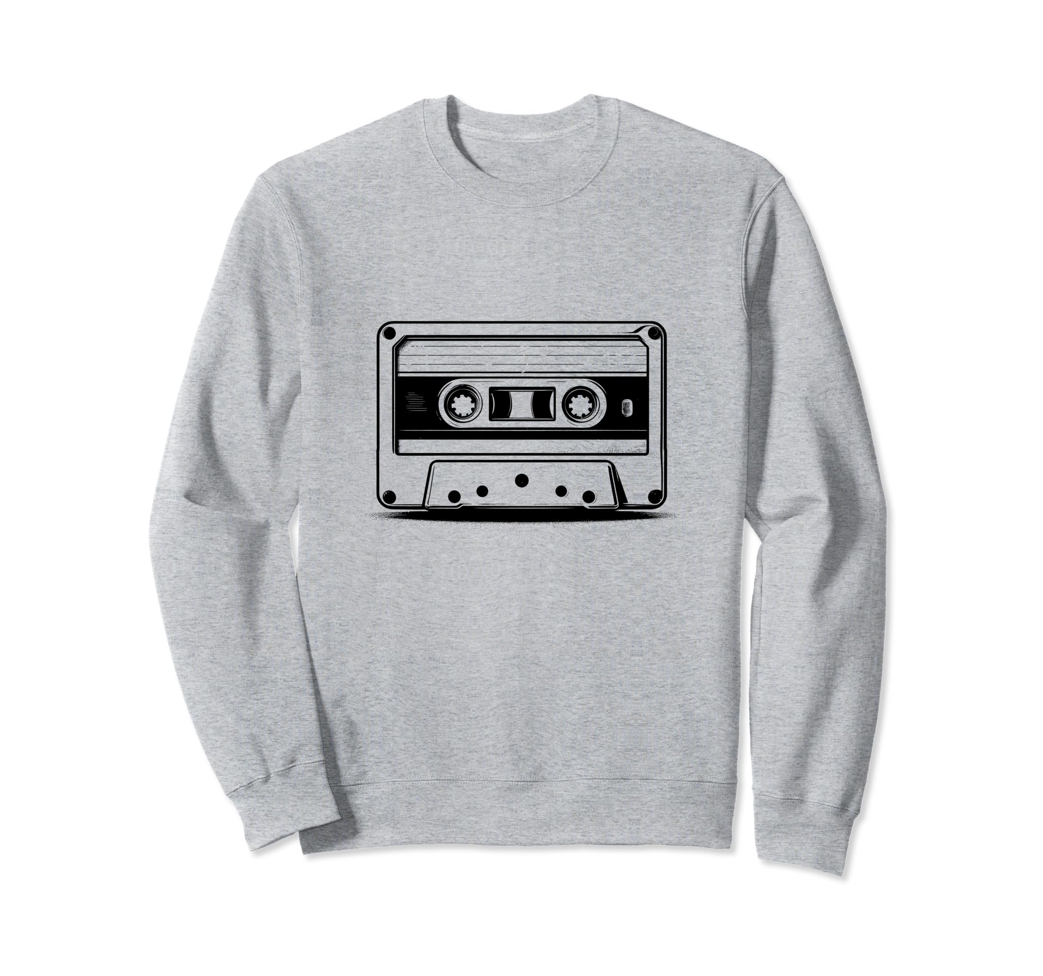 Nostalgic Cassette Tape Music Lover Sweatshirt - Custom Art Print Men Women - T-Shirt, Sweatshirt, Hoodie