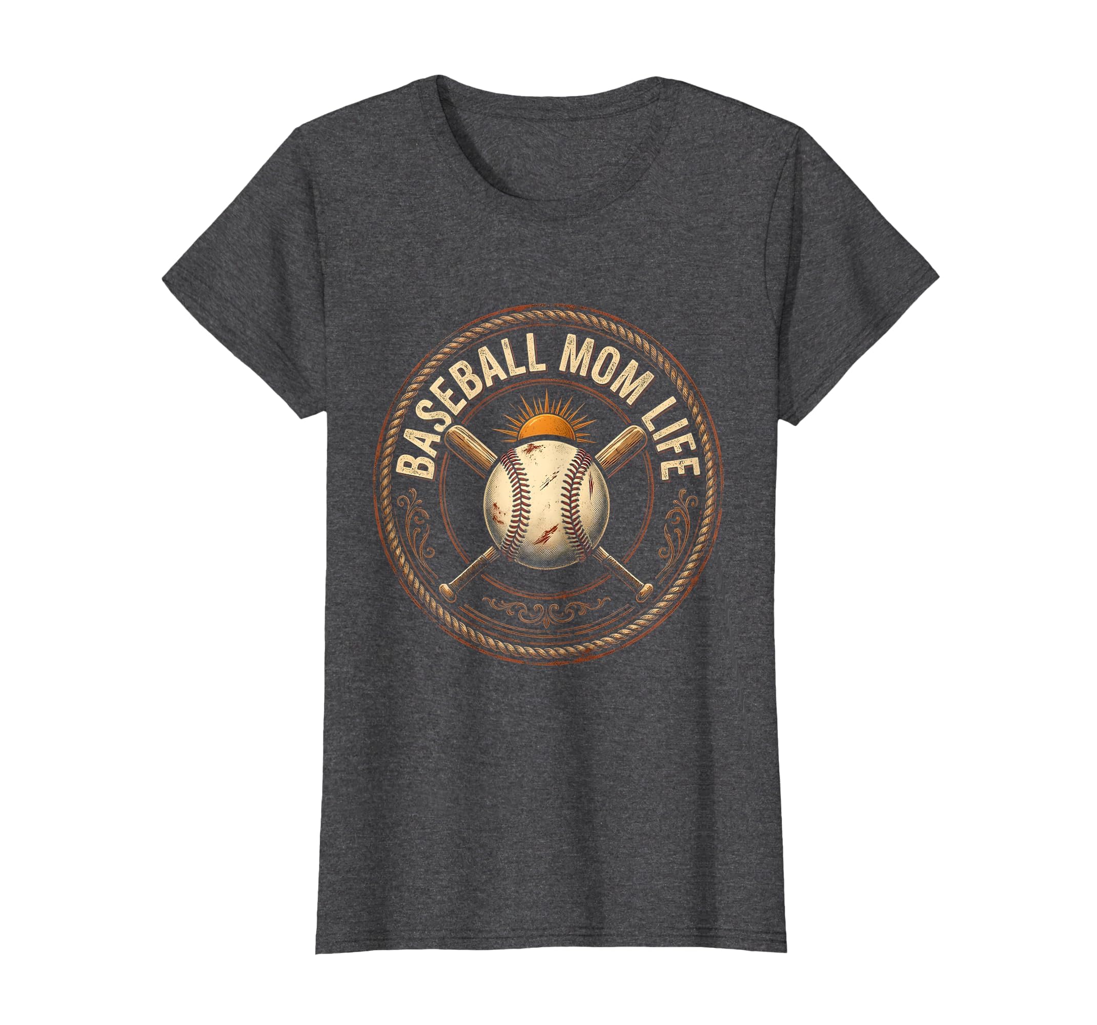 Baseball Mom Life Summer T-Shirt - Novelty Apparel Men Women - T-Shirt, Sweatshirt, Hoodie