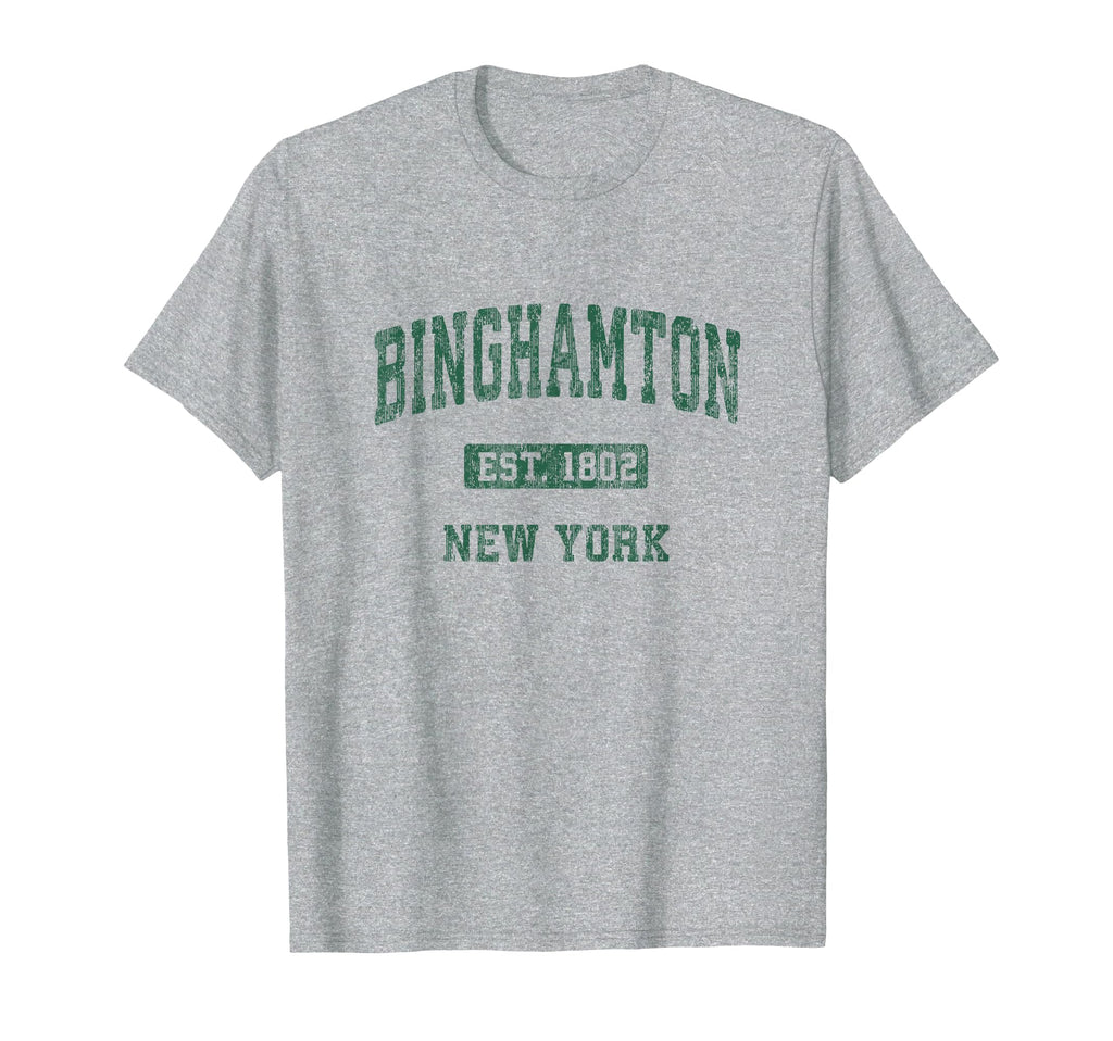 Binghamton New York Ny Athletic Sports T-Shirt - Trendy Graphic Unisex - T-Shirt, Sweatshirt, Hoodie