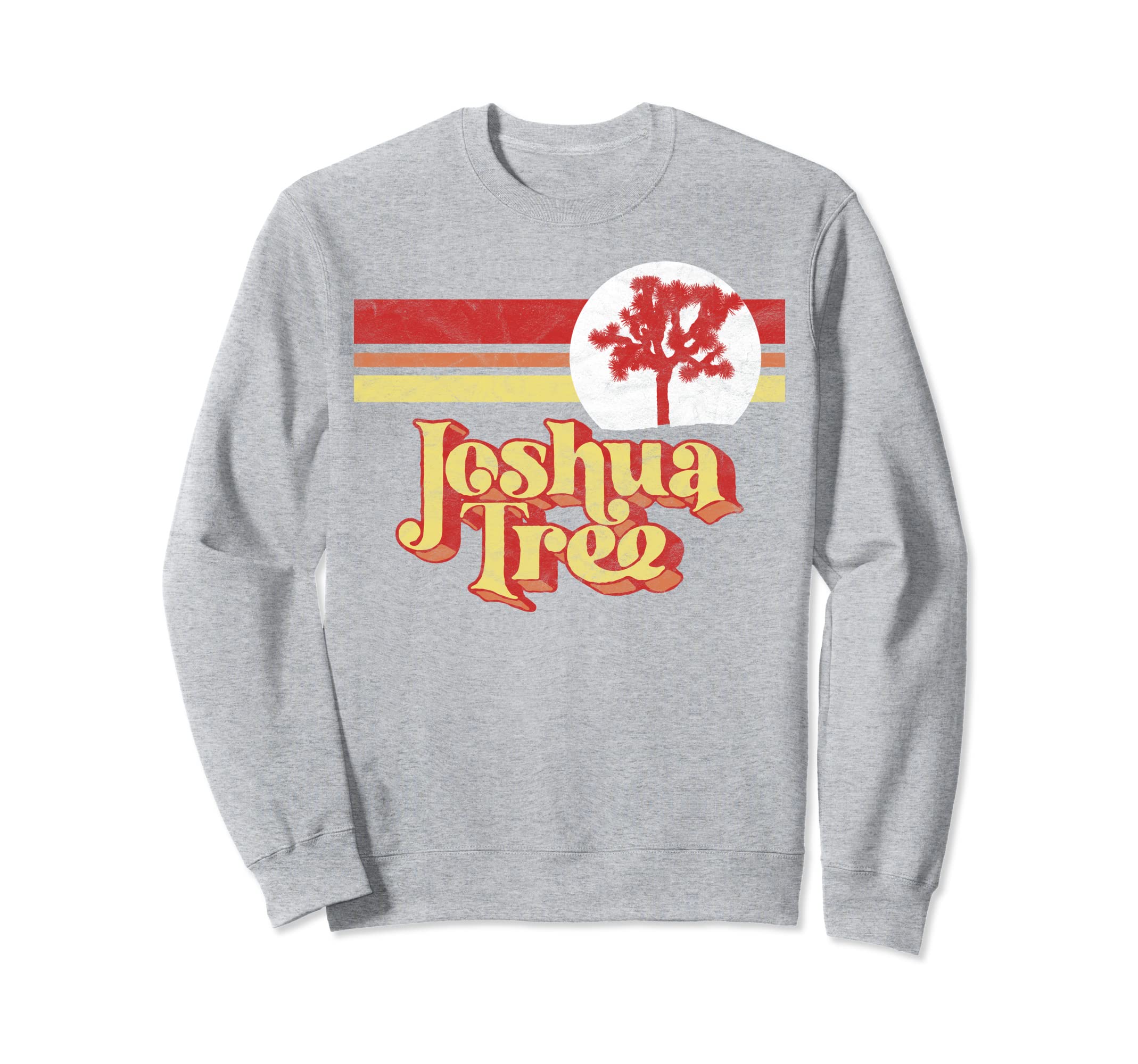 Joshua Tree Distressed Eighties Sweatshirt - Custom Art Print for Adults - T-Shirt, Sweatshirt, Hoodie