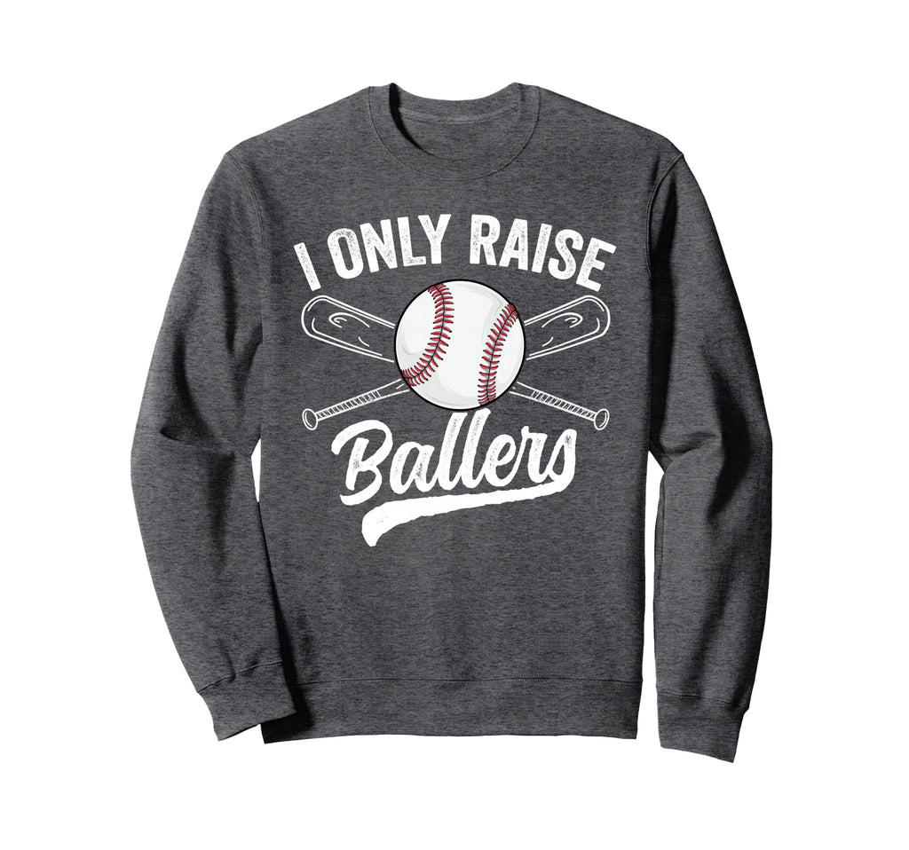 Funny Mom Baseball Family Sweatshirt - Casual Everyday Wear Unisex - T-Shirt, Sweatshirt, Hoodie