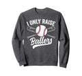Funny Mom Baseball Family Sweatshirt - Casual Everyday Wear Unisex - T-Shirt, Sweatshirt, Hoodie