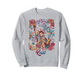 Resist State Liberty Floral Boho Sweatshirt - Aesthetic Graphic for Adults - T-Shirt, Sweatshirt, Hoodie