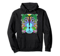 Ukulele Art Music Lovers Vibe Guitar Hoodie - Trendy Graphic for Adults - T-Shirt, Sweatshirt, Hoodie