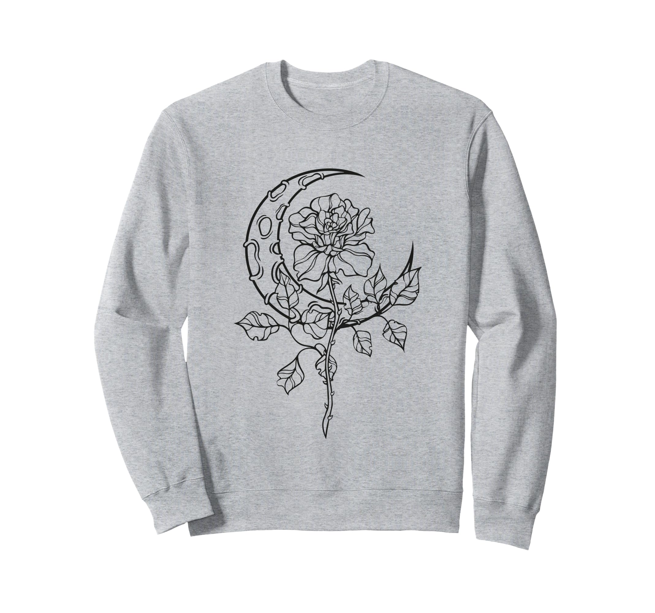 Emo Goth Y2K Alt Fairy Grunge Flower Sweatshirt - Custom Art Print Unisex - T-Shirt, Sweatshirt, Hoodie