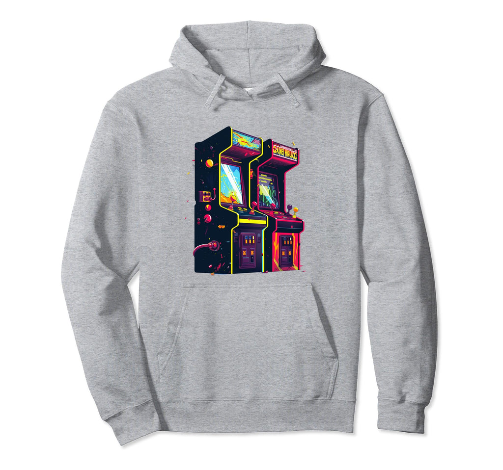 Arcade Machine Gaming Hoodie - Custom Art Print Unisex - T-Shirt, Sweatshirt, Hoodie