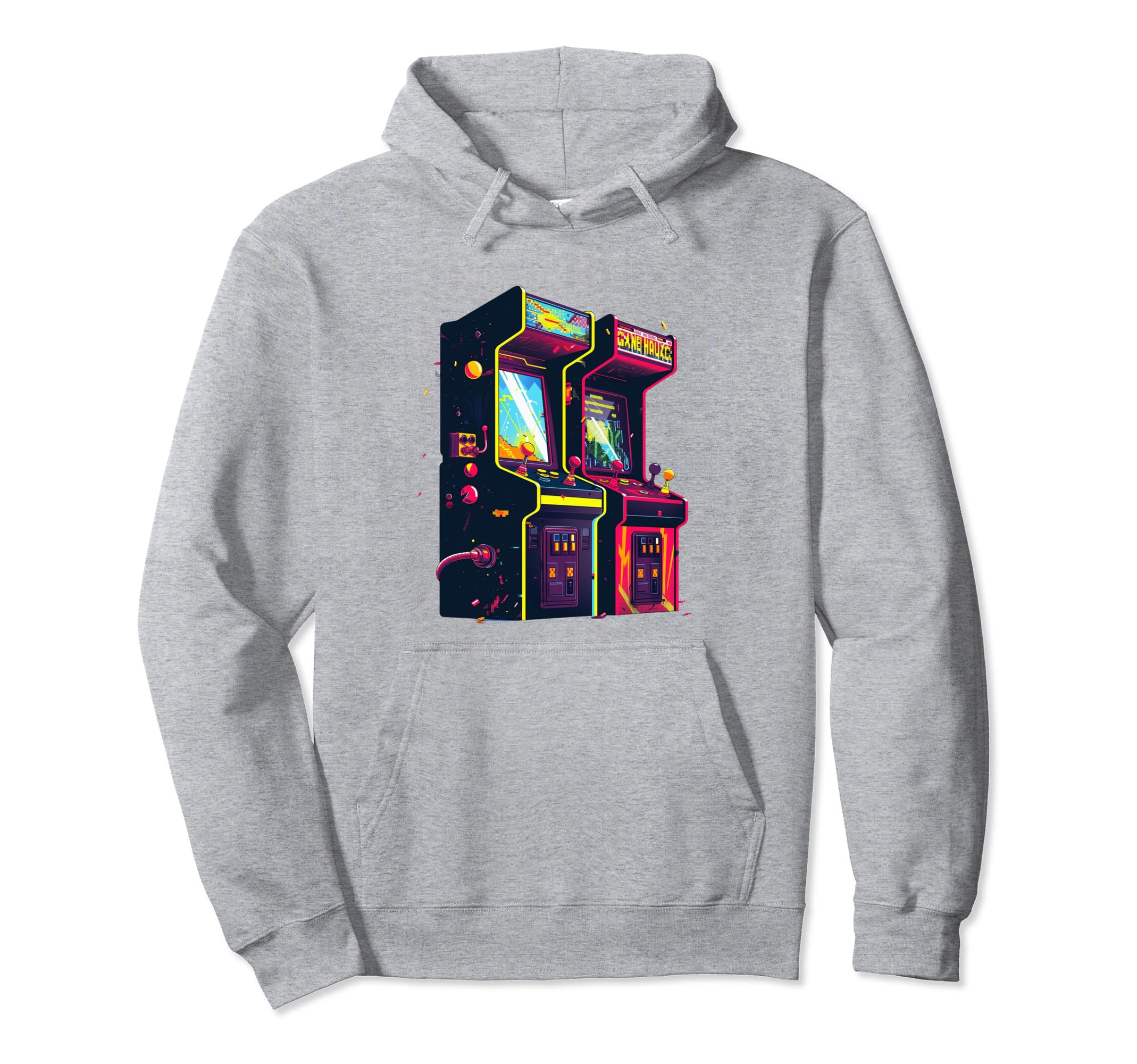 Arcade Machine Gaming Hoodie - Custom Art Print Unisex - T-Shirt, Sweatshirt, Hoodie
