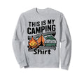 Funny Camper Hiking Tent Rv Nature Sweatshirt - Minimalist Print Unisex - T-Shirt, Sweatshirt, Hoodie