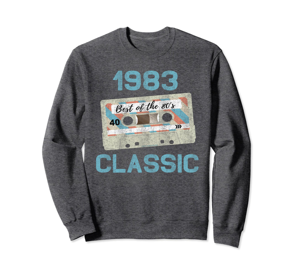 1983 Cassette Tape Millennial 80S Sweatshirt - Minimalist Print Men Women - T-Shirt, Sweatshirt, Hoodie