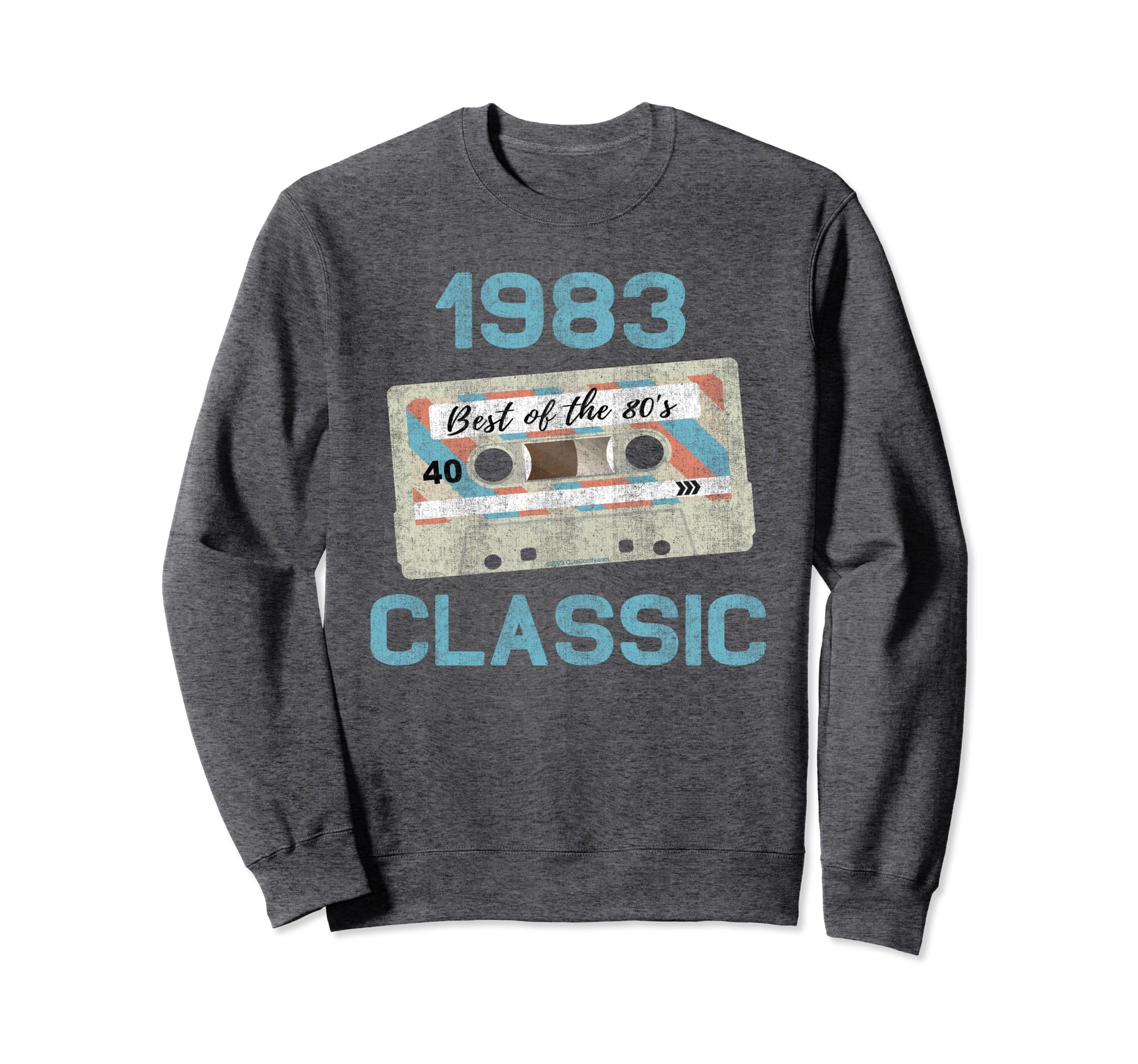 1983 Cassette Tape Millennial 80S Sweatshirt - Minimalist Print Men Women - T-Shirt, Sweatshirt, Hoodie