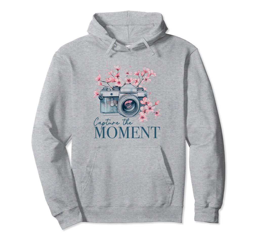 Photographer Capture Moment Camera Hoodie - Unique Graphic Men Women - T-Shirt, Sweatshirt, Hoodie