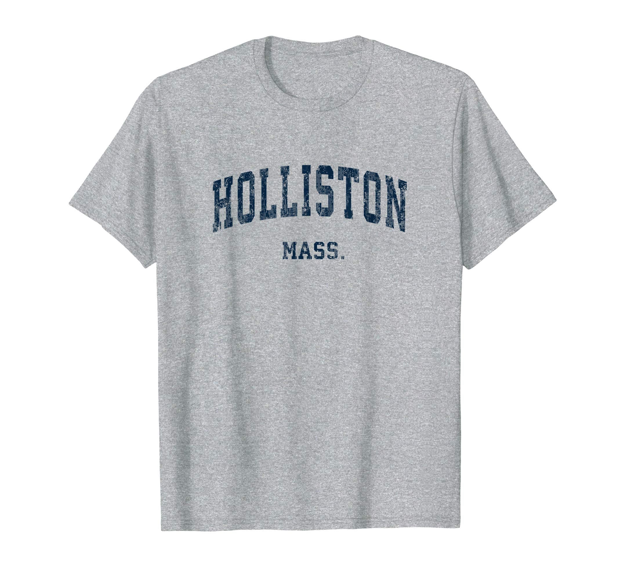 Holliston Massachusetts Ma Varsity T-Shirt - Minimalist Print Men Women - T-Shirt, Sweatshirt, Hoodie