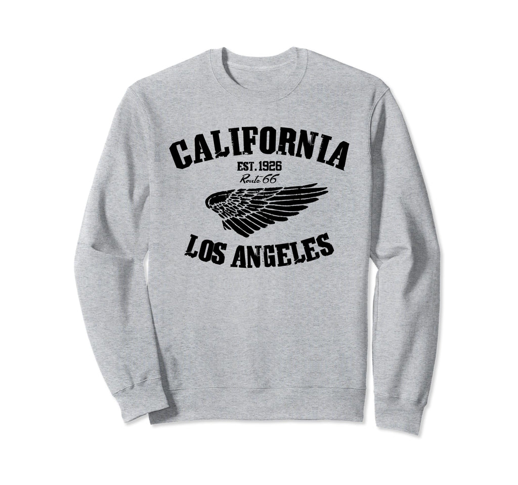 Route 66 California Wing Sweatshirt - Graphic Print Men Women - T-Shirt, Sweatshirt, Hoodie