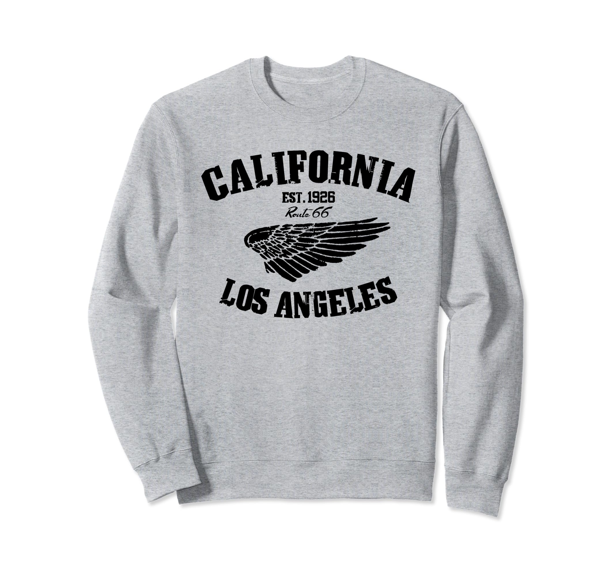 Route 66 California Wing Sweatshirt - Graphic Print Men Women - T-Shirt, Sweatshirt, Hoodie