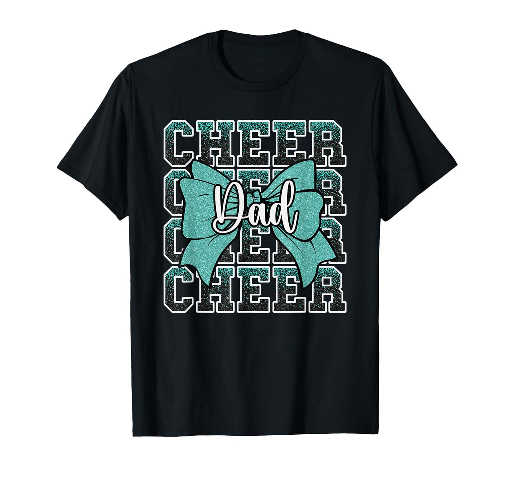 Cheer Dad Daddy Bow Sport T-Shirt - Minimalist Print for Adults - T-Shirt, Sweatshirt, Hoodie