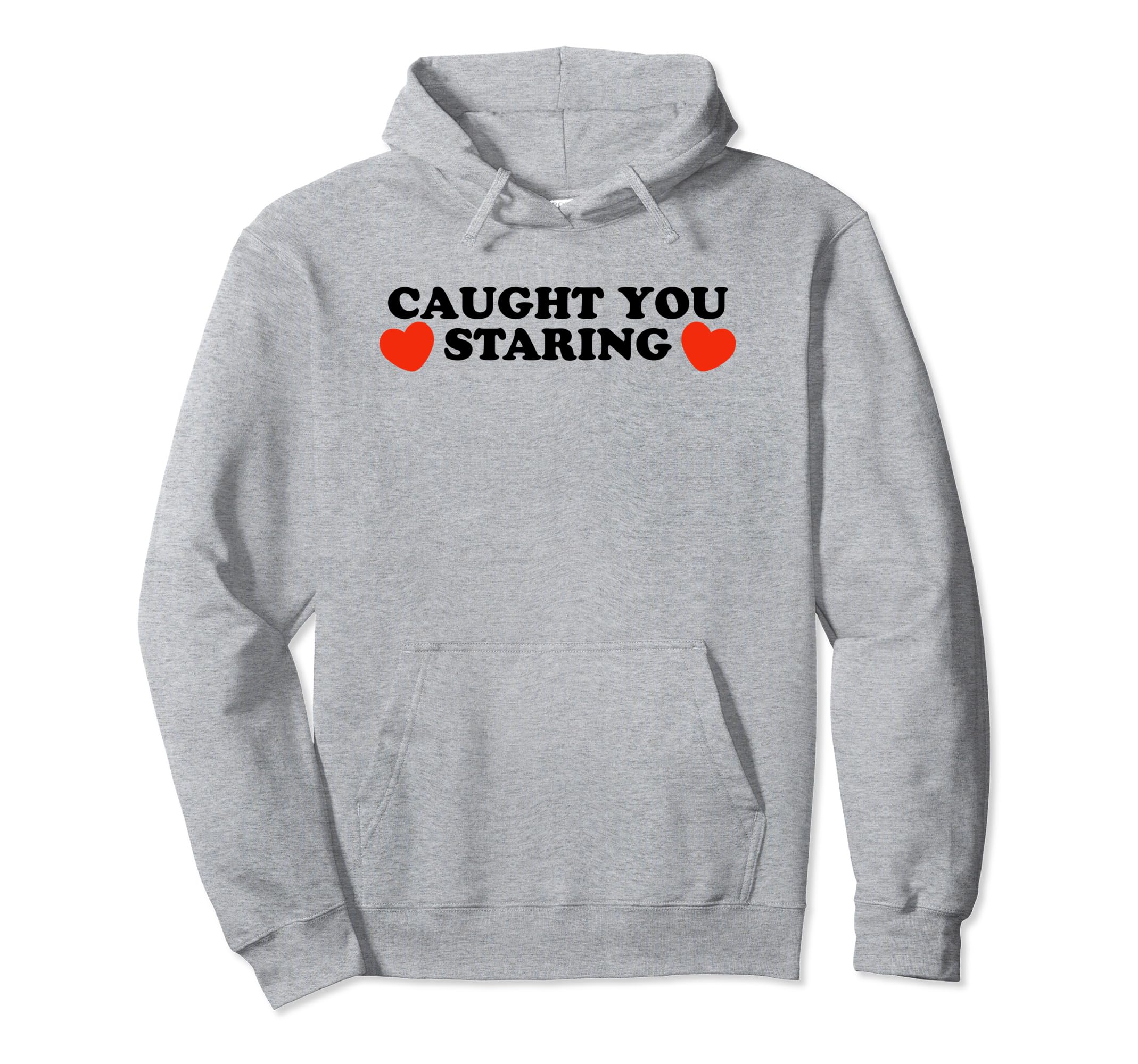 Caught You Staring Funny Y2K Aesthetic Hoodie - Streetwear Style for Adults - T-Shirt, Sweatshirt, Hoodie