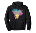 80S Art Tropical Sunset Palm Trees 90S Hoodie - Custom Art Print Men Women - T-Shirt, Sweatshirt, Hoodie