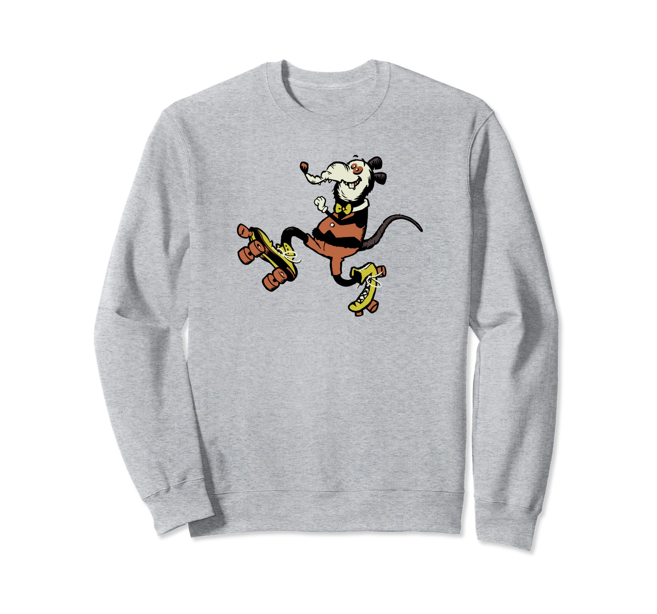 Rink Rat Roller Skating Rat Sweatshirt - Graphic Print Unisex - T-Shirt, Sweatshirt, Hoodie