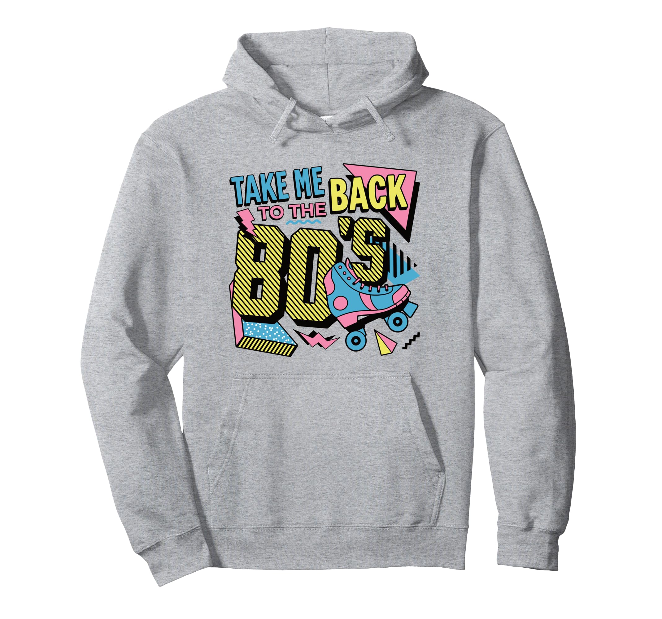 Take Me Back To 80S Roller Skate Hoodie - Novelty Apparel Men Women - T-Shirt, Sweatshirt, Hoodie