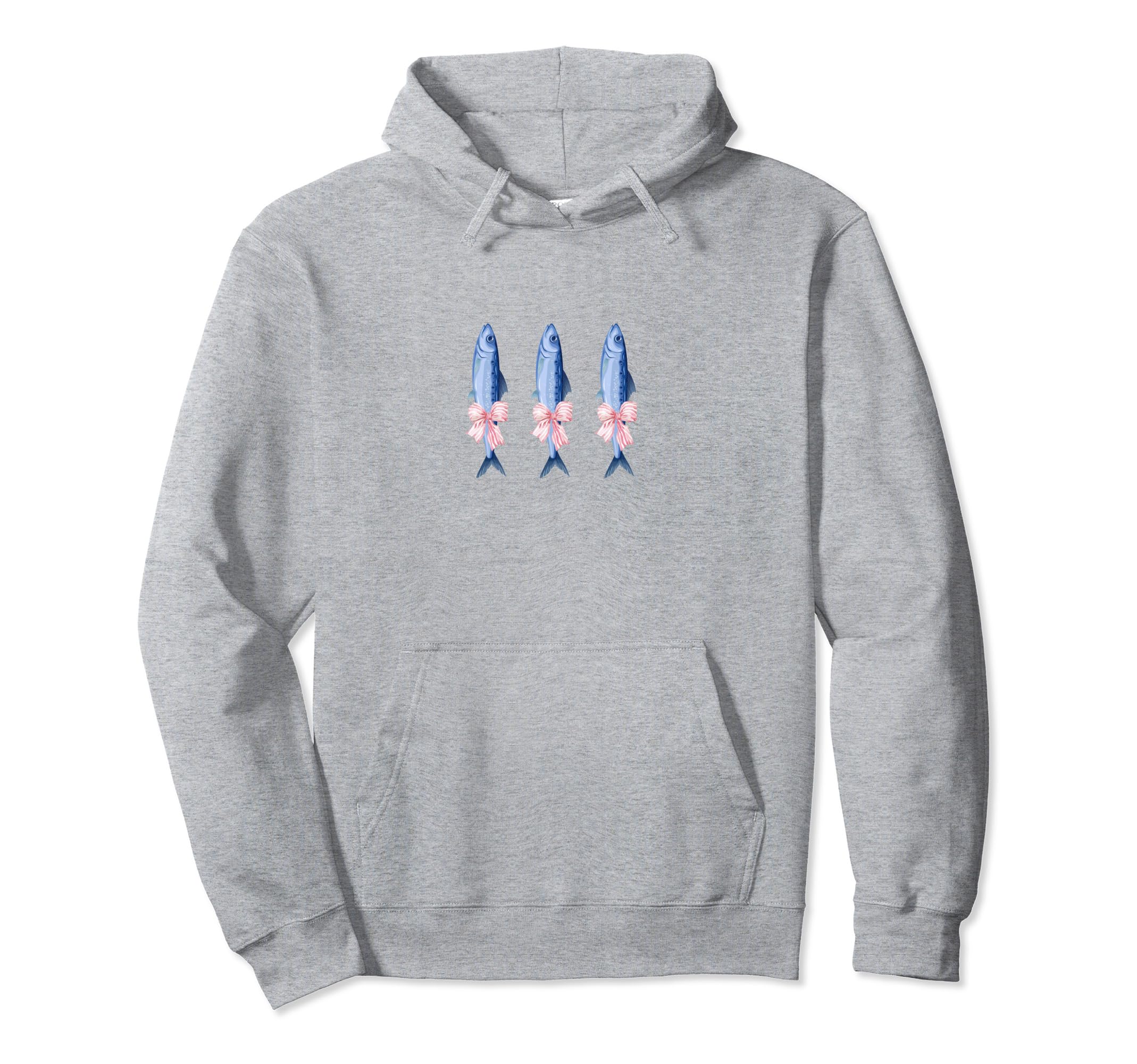 Tinned Fish Coquette Bows Tinned Sardines Hoodie - Graphic Print Men Women - T-Shirt, Sweatshirt, Hoodie