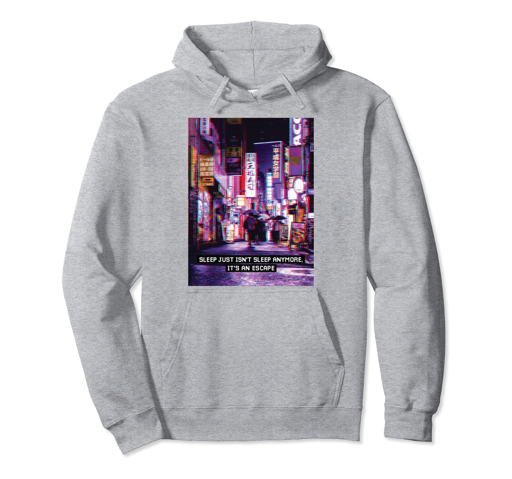 Sleep Just Isnt Sleep Vaporwave Aesthetic Hoodie - Novelty Apparel Unisex - T-Shirt, Sweatshirt, Hoodie