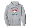 Baseball Mom My Favorite Player Calls Me Hoodie - Unique Graphic Unisex - T-Shirt, Sweatshirt, Hoodie