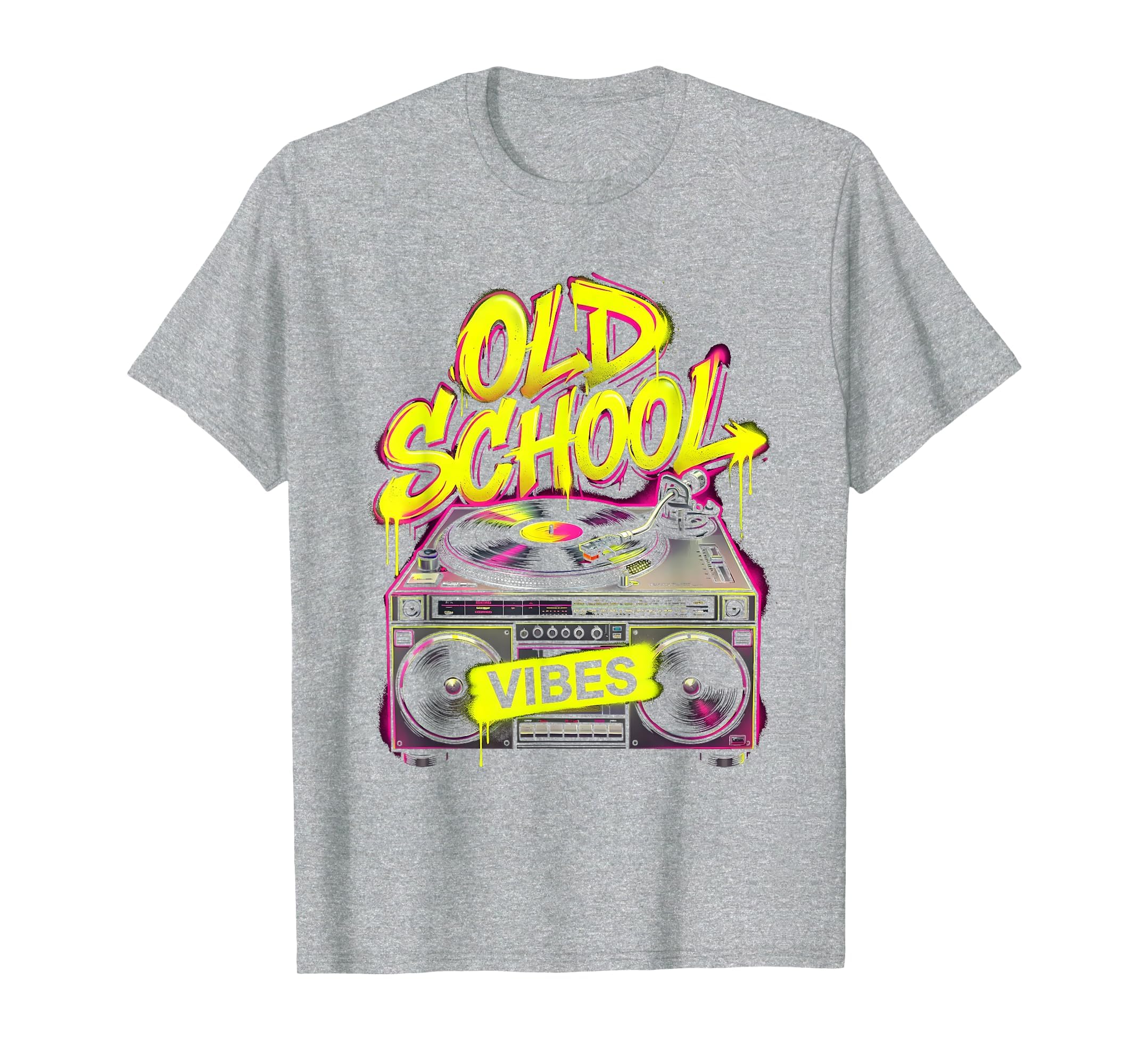 Old School Vibes Hip Hop T-Shirt - Fun Novelty Design Unisex - T-Shirt, Sweatshirt, Hoodie