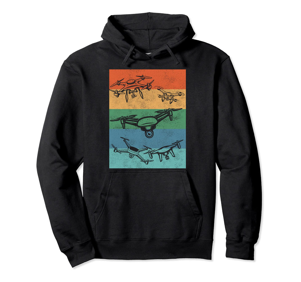Quadcopter Drone Pilot Quadrotor Fpv Hoodie - Custom Art Print Men Women - T-Shirt, Sweatshirt, Hoodie