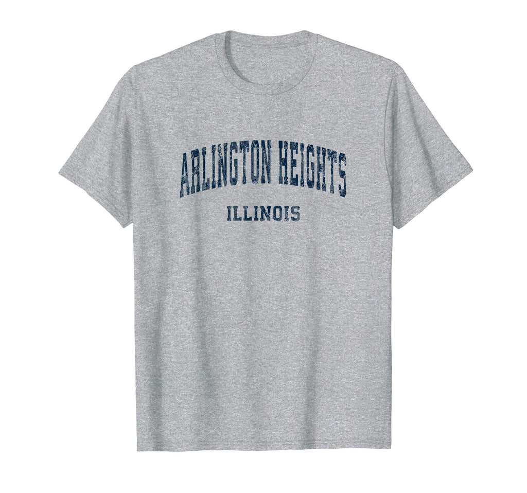 Arlington Heights Illinois Il Varsity T-Shirt - Minimalist Print Men Women - T-Shirt, Sweatshirt, Hoodie