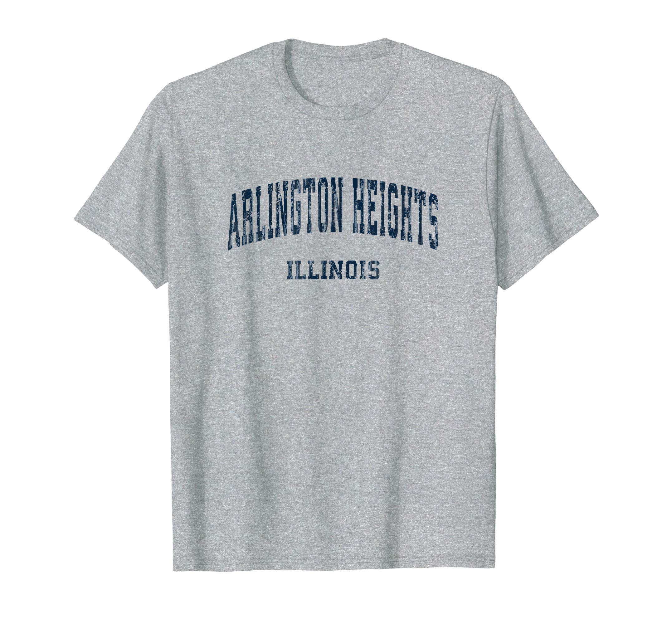 Arlington Heights Illinois Il Varsity T-Shirt - Minimalist Print Men Women - T-Shirt, Sweatshirt, Hoodie