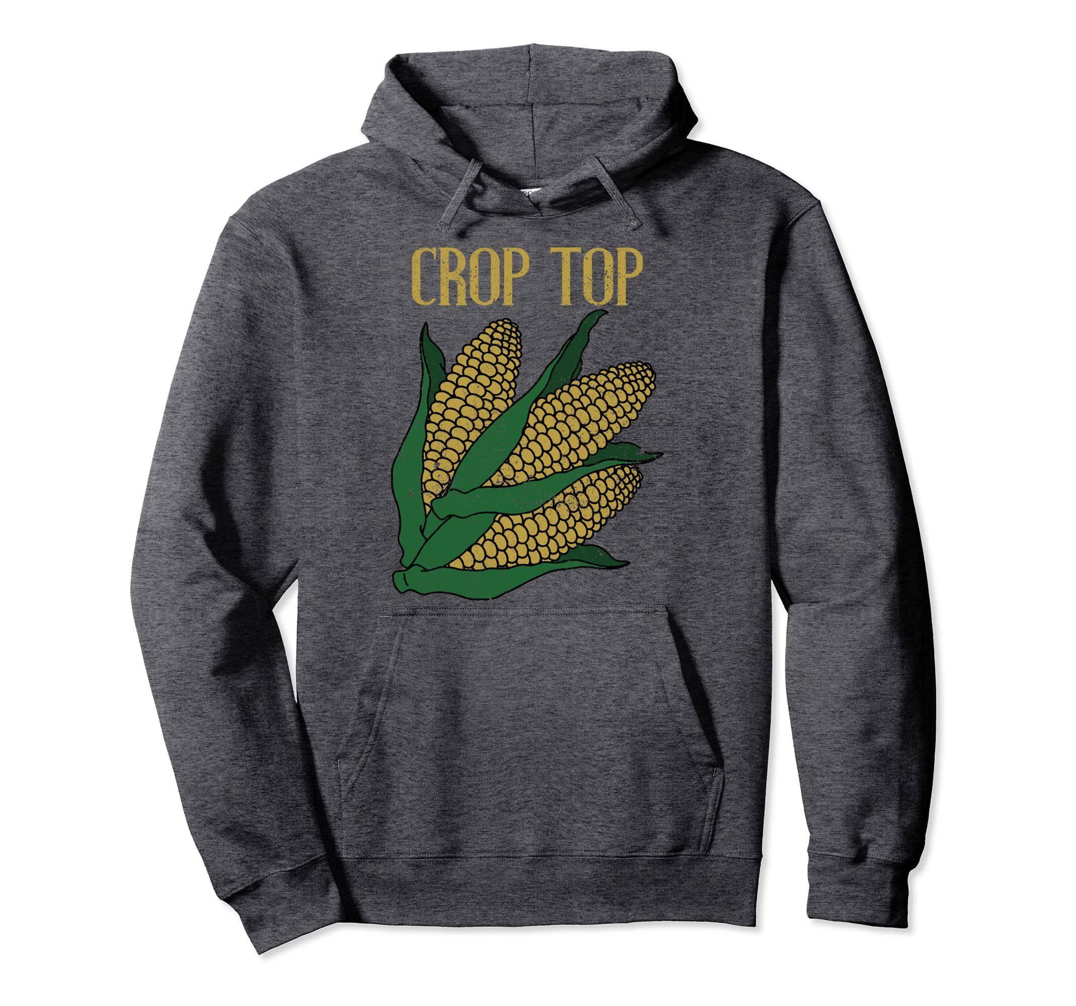 Crop Corn Funny Farmer Distressed Hoodie - Casual Everyday Wear for Adults - T-Shirt, Sweatshirt, Hoodie