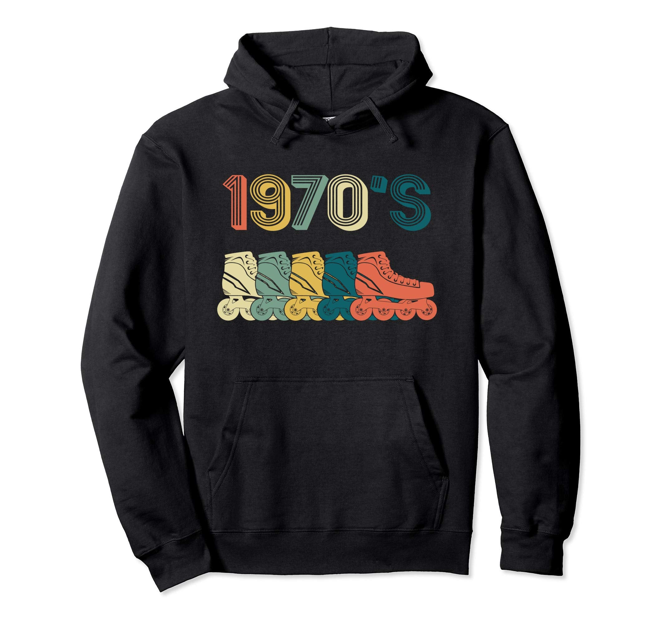 Roller Skate Skating 70S Gift Hoodie - Fun Novelty Design Unisex - T-Shirt, Sweatshirt, Hoodie