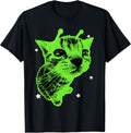 Y2K Alien Cat Meme Retro Silly Vintage Co - Adult & Kids T-Shirts, Sweatshirts & Hoodies apparel design preview 1