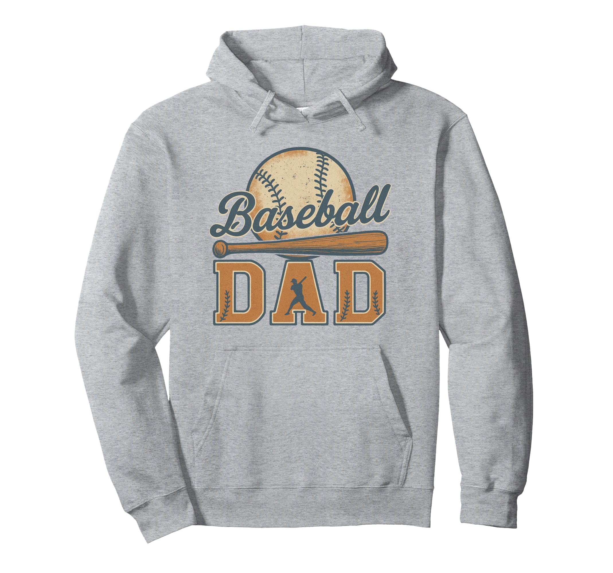 Baseball Dad Summer Sports Lover Hoodie - Streetwear Style for Adults - T-Shirt, Sweatshirt, Hoodie