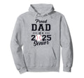 Class 2025 Baseball Dad Senior Hoodie - Custom Art Print Men Women - T-Shirt, Sweatshirt, Hoodie