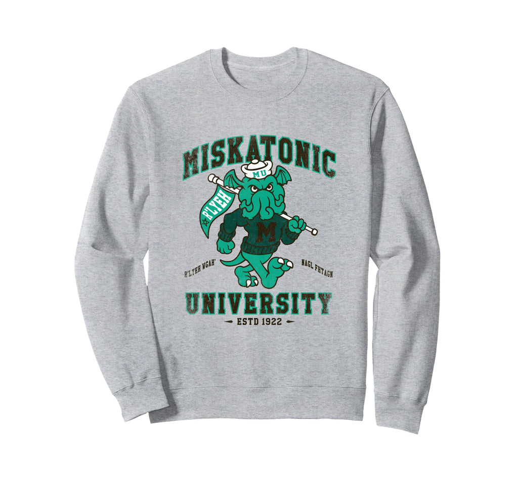 Miskatonic University Cthulhu Sweatshirt - Fun Novelty Design Unisex - T-Shirt, Sweatshirt, Hoodie