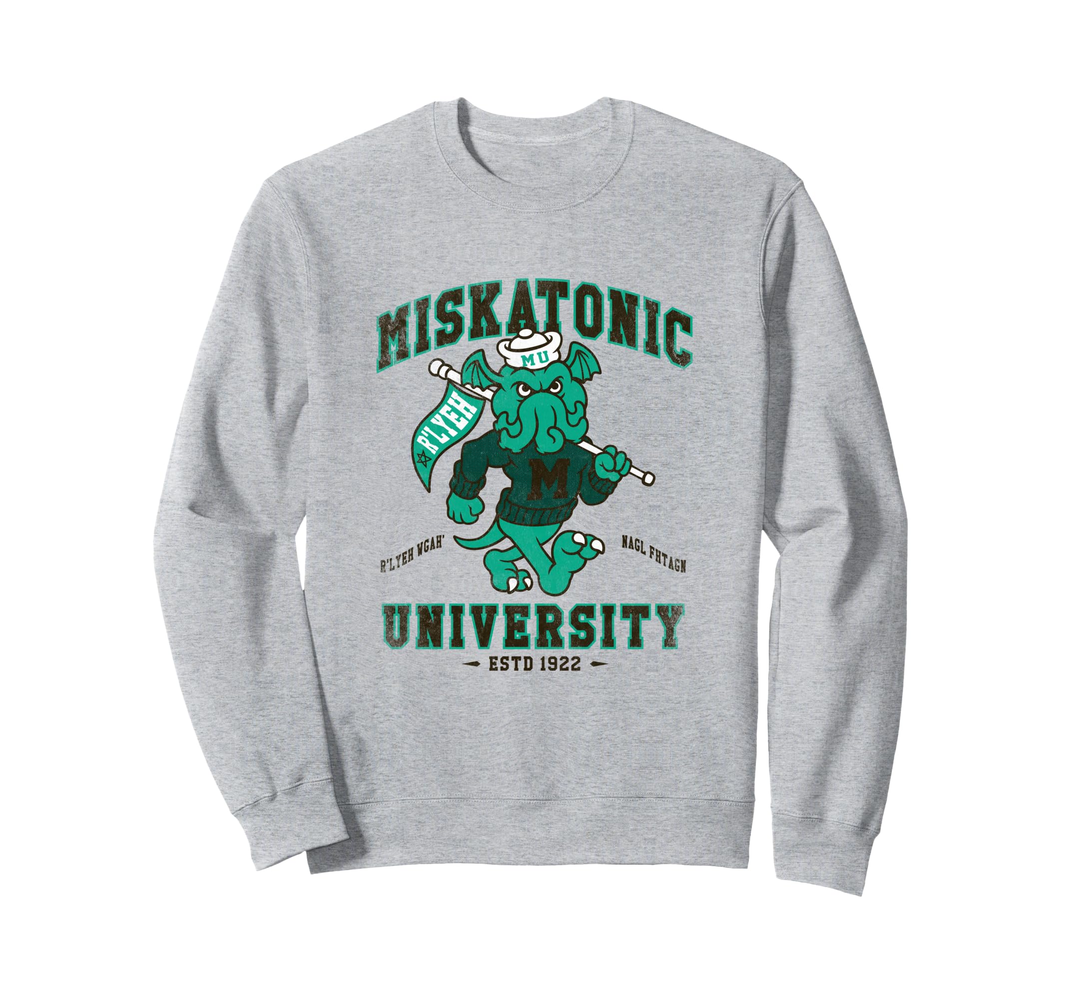 Miskatonic University Cthulhu Sweatshirt - Fun Novelty Design Unisex - T-Shirt, Sweatshirt, Hoodie