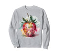 Watercolor Disco Strawberry Party Sweatshirt - Graphic Print Unisex - T-Shirt, Sweatshirt, Hoodie